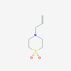 molecular formula C7H13NO2S B1596999 4-Allyl-1lambda6,4-thiazinane-1,1-dione CAS No. 79207-42-4