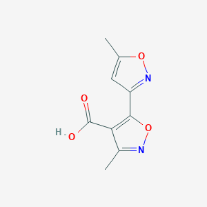 3-Methyl-5-(5-methylisoxazol-3-yl)isoxazole-4-carboxylic acid