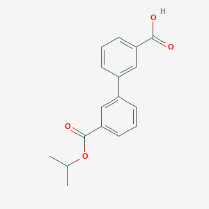 Biphenyl-3,3'-dicarboxylic acid 3-isopropyl ester