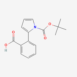 2-[1-[(2-methylpropan-2-yl)oxycarbonyl]pyrrol-2-yl]benzoic Acid