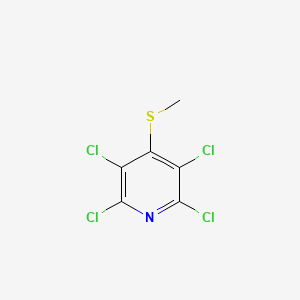 molecular formula C6H3Cl4NS B1597031 2,3,5,6-Tetrachloro-4-(methylthio)pyridine CAS No. 22963-62-8