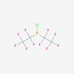molecular formula C4ClF10P B1597043 Chloro(bis-pentafluoroethyl)phosphine CAS No. 35449-89-9