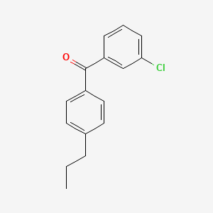 3-Chloro-4'-n-propylbenzophenone