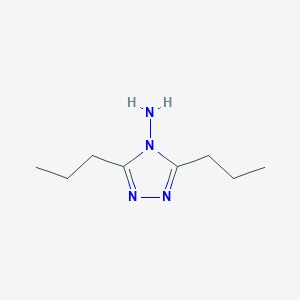 3,5-Dipropyl-1,2,4-triazol-4-ylamine