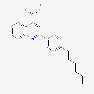 2-(4-Hexylphenyl)quinoline-4-carboxylic acid