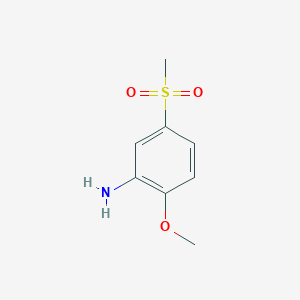 molecular formula C8H11NO3S B1597060 2-Methoxy-5-methylsulfonylaniline CAS No. 20945-70-4