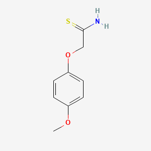 molecular formula C9H11NO2S B1597066 2-(4-Methoxyphenoxy)ethanethioamide CAS No. 35370-92-4