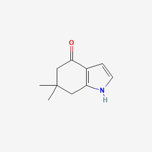 molecular formula C10H13NO B1597069 6,6-Dimethyl-1,5,6,7-tetrahydro-4H-indol-4-one CAS No. 20955-75-3