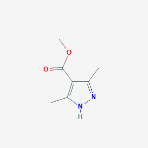 molecular formula C7H10N2O2 B1597070 methyl 3,5-dimethyl-1H-pyrazole-4-carboxylate CAS No. 25016-18-6