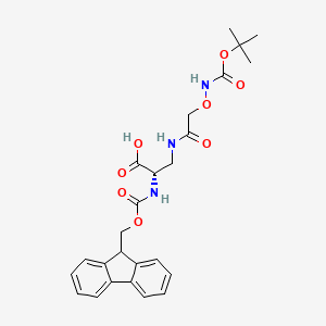 molecular formula C25H29N3O8 B1597073 Fmoc-L-Dap(Boc-Aoa)-OH CAS No. 600153-12-6