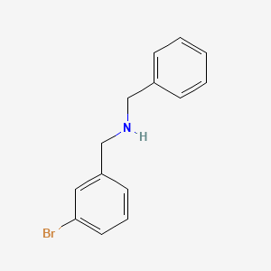 molecular formula C14H14BrN B1597074 N-benzyl-1-(3-bromophenyl)methanamine CAS No. 70251-03-5
