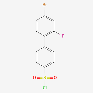 molecular formula C12H7BrClFO2S B1597077 4'-Bromo-2'-fluorobiphenyl-4-sulfonyl chloride CAS No. 677326-82-8