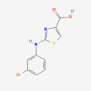 molecular formula C10H7BrN2O2S B1597079 2-(3-溴苯基氨基)-噻唑-4-羧酸 CAS No. 728864-99-1