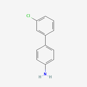 molecular formula C12H10ClN B1597083 4-(3-Chlorophenyl)aniline CAS No. 5748-36-7
