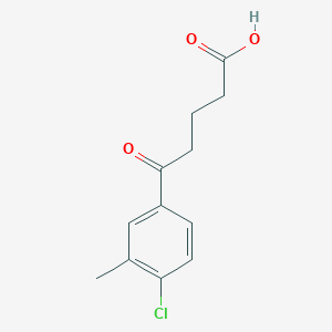 molecular formula C12H13ClO3 B1597086 5-(4-Chloro-3-methylphenyl)-5-oxovaleric acid CAS No. 845790-51-4