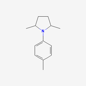 molecular formula C13H19N B1597088 2,5-Dimethyl-1-(4-methylphenyl)pyrrolidine CAS No. 54530-04-0