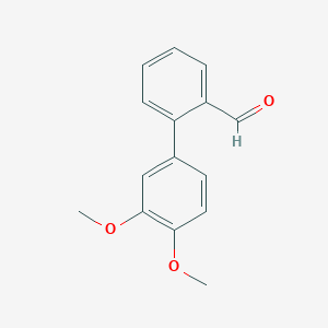 molecular formula C15H14O3 B1597090 3',4'-Dimethoxybiphenyl-2-carbaldehyde CAS No. 676348-35-9