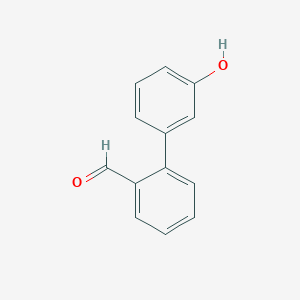 molecular formula C13H10O2 B1597095 2-(3-Hydroxyphenyl)benzaldehyde CAS No. 400750-67-6