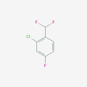 molecular formula C7H4ClF3 B1597097 2-氯-1-(二氟甲基)-4-氟苯 CAS No. 845866-83-3