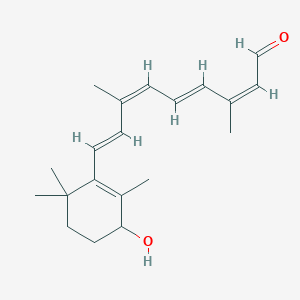 molecular formula C20H28O2 B015971 4-Hydroxyretinal CAS No. 18344-42-8