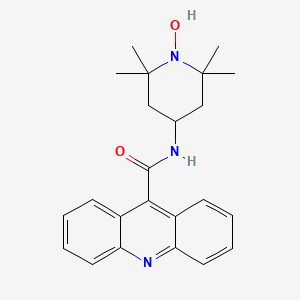 molecular formula C23H27N3O2 B1597108 N-(1-羟基-2,2,6,6-四甲基哌啶-4-基)吖啶-9-甲酰胺 CAS No. 216393-51-0