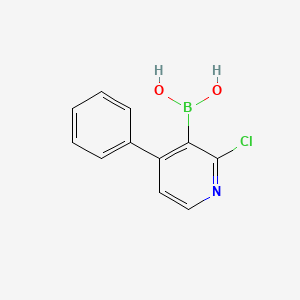 molecular formula C11H9BClNO2 B1597109 (2-Chloro-4-phenylpyridin-3-yl)boronic acid CAS No. 1029654-25-8