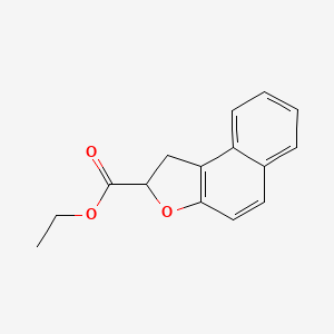 molecular formula C15H14O3 B1597111 1,2-二氢萘并[2,1-b]呋喃-2-羧酸乙酯 CAS No. 62019-34-5