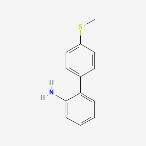 molecular formula C13H13NS B1597117 2-[4-(甲硫基)苯基]苯胺 CAS No. 178817-11-3
