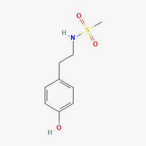 molecular formula C9H13NO3S B1597139 N-[2-(4-hydroxyphenyl)ethyl]methanesulfonamide CAS No. 883107-35-5