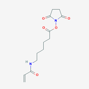 molecular formula C13H18N2O5 B1597140 2,5-Dioxopyrrolidin-1-yl 6-acrylamidohexanoate CAS No. 63392-86-9