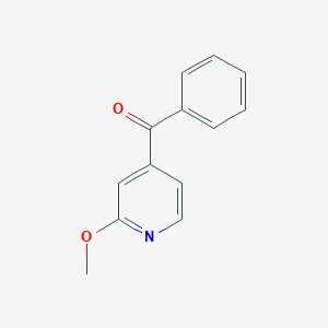 molecular formula C13H11NO2 B1597141 (2-Methoxy-4-pyridinyl)phenyl-methanone CAS No. 332133-57-0