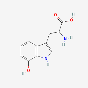 molecular formula C11H12N2O3 B1597144 7-Hydroxy-DL-tryptophan CAS No. 52899-02-2