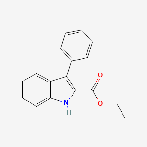 molecular formula C17H15NO2 B1597147 ethyl 3-phenyl-1H-indole-2-carboxylate CAS No. 37129-23-0