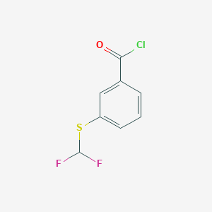 molecular formula C8H5ClF2OS B1597149 3-(Difluoromethylthio)Benzoyl Chloride CAS No. 261944-16-5