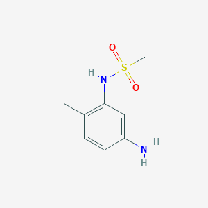molecular formula C8H12N2O2S B1597150 N-(5-amino-2-methylphenyl)methanesulfonamide CAS No. 56288-93-8