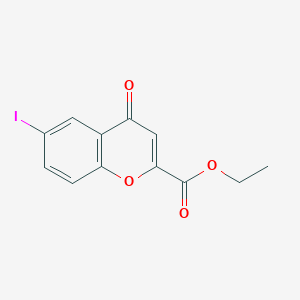 molecular formula C12H9IO4 B1597154 Ethyl 6-iodo-4-oxo-4H-chromene-2-carboxylate CAS No. 35204-44-5