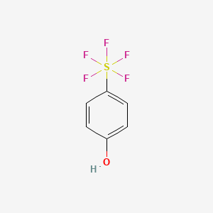 molecular formula C6H5F5OS B1597158 4-(Pentafluorosulfanyl)phenol CAS No. 774-94-7