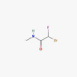molecular formula C3H5BrFNO B1597164 n-Methyl bromofluoroacetamide CAS No. 53441-14-8