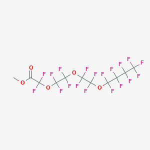 molecular formula C11H3F19O5 B1597166 Methyl perfluoro-3,6,9-trioxatridecanoate CAS No. 330562-42-0
