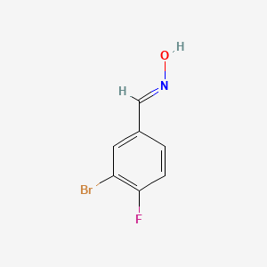 B1597170 3-Bromo-4-fluorobenzaldehyde oxime CAS No. 202865-63-2