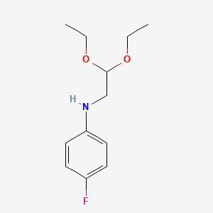 molecular formula C12H18FNO2 B1597175 N-(2,2-diethoxyethyl)-4-fluoroaniline CAS No. 239085-97-3