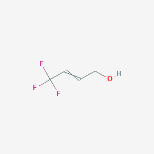 molecular formula C4H5F3O B1597181 4,4,4-Trifluorobut-2-en-1-ol CAS No. 83706-94-9