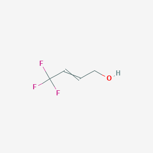 molecular formula C4H5F3O B1597181 2-Buten-1-ol, 4,4,4-trifluoro-, (E)- CAS No. 83706-94-9