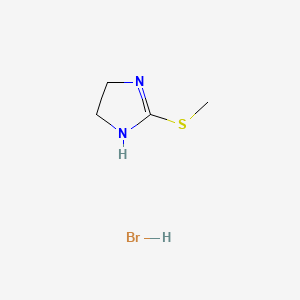 2-(methylthio)-4,5-dihydro-1H-imidazole hydrobromide