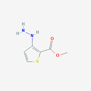 molecular formula C6H8N2O2S B1597183 Methyl 3-Hydrazinothiophene-2-Carboxylate CAS No. 75681-13-9