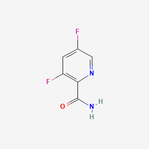 molecular formula C6H4F2N2O B1597184 3,5-Difluoropyridine-2-carboxamide CAS No. 745784-03-6