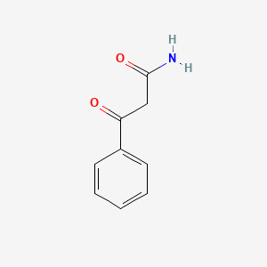 molecular formula C9H9NO2 B1597186 3-Oxo-3-phenylpropanamide CAS No. 3446-58-0