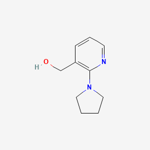 molecular formula C10H14N2O B1597187 [2-(1-Pyrrolidinyl)-3-pyridinyl]methanol CAS No. 690632-85-0
