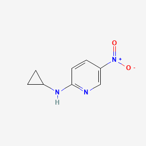 molecular formula C8H9N3O2 B1597193 N-cyclopropyl-5-nitropyridin-2-amine CAS No. 246862-51-1