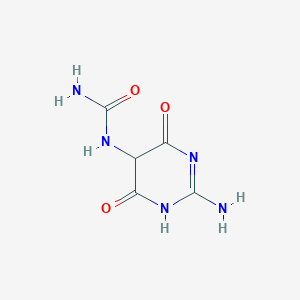 molecular formula C5H7N5O3 B015972 2-Amino-5-ureido-4,6-pyrimidinedione CAS No. 21823-25-6
